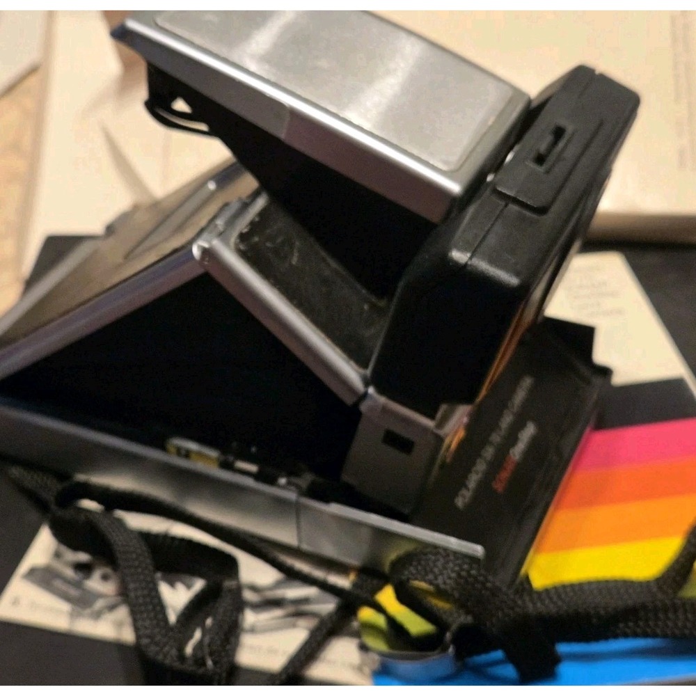 Polaroid SX-70 Sonar One-Step Land Camera with User Manual & Original Box